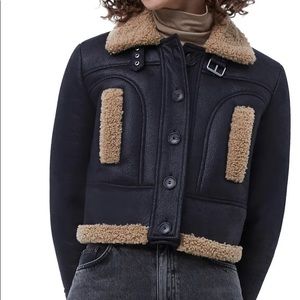 French Connection Belen Faux Fur Jacket Size 0